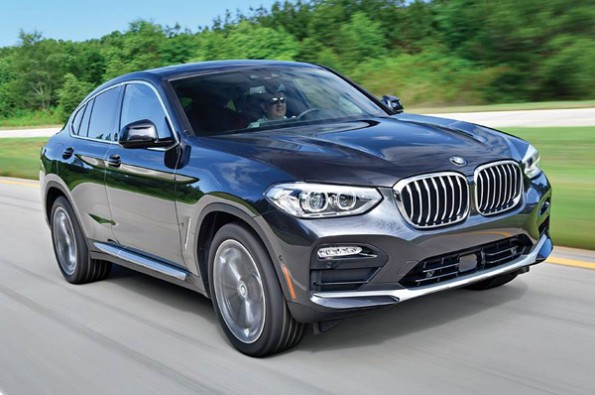 The X4 has a large kidney grille.