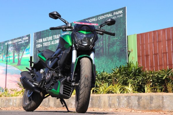 Bajaj Dominar Front Profile