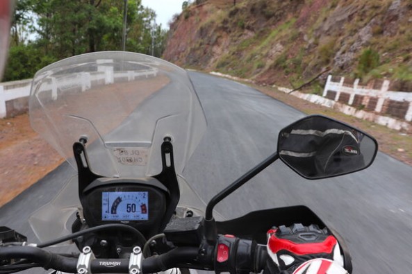 Triumph Tiger 800 xRx Dashboard