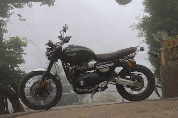 Triumph Scrambler Side Profile