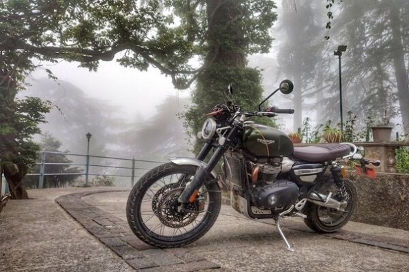 Triumph Scrambler Side Profile