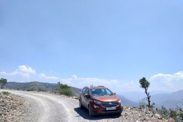 Copper Color Ford EcoSport Front Profile