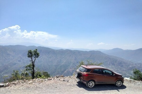 Copper Color Ford EcoSport Side Profile