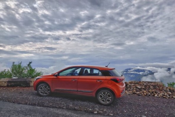 Copper Color Hyundai Elite i20 Side Profile