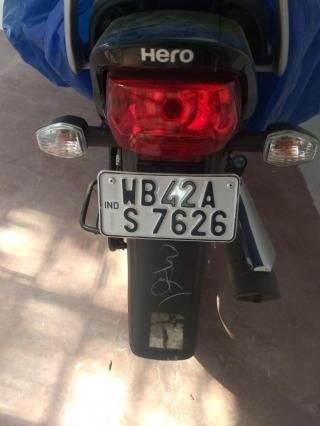 Hero HF Deluxe iBS Black self Alloy 100cc 2019