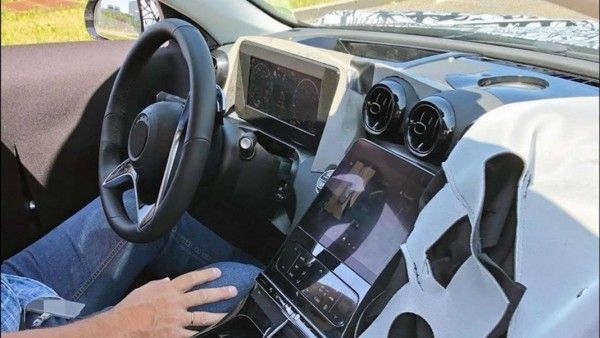 2021 Mercedes Benz C-Class Interior Spied  