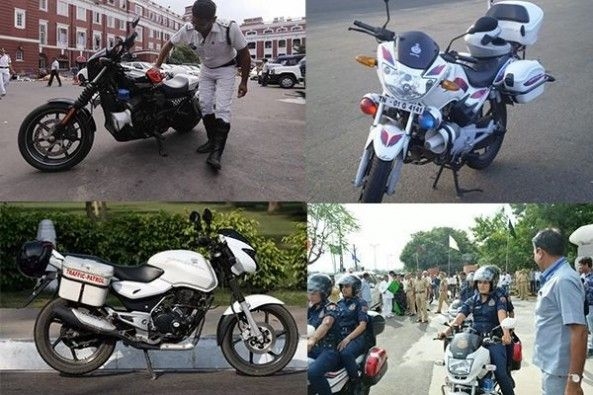 Bikes Used by India Police Force