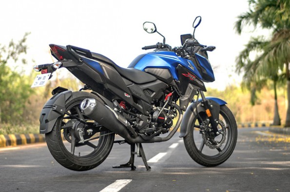 x blade bike blue colour
