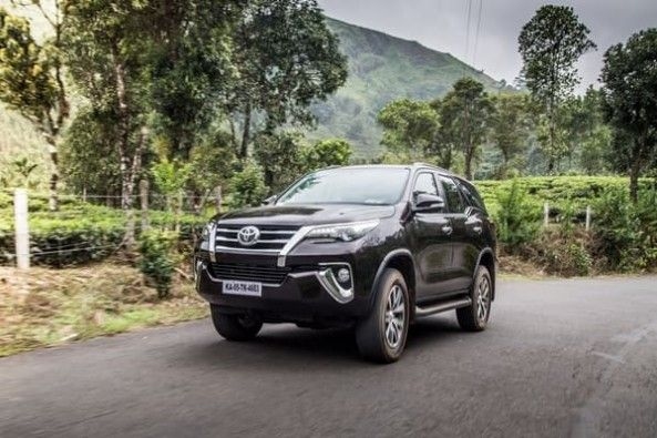 The diesel Toyota Fortuner is quick and has ample grunt