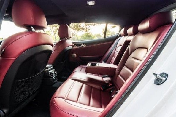 There is generous space at the rear, a comfortable sedan for 4 occupants