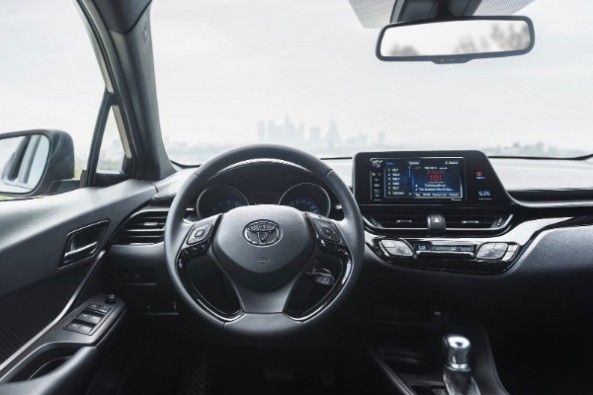 The C-HR gets modern features and a well laid out dashboard