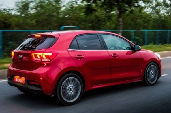 The Kia Rio feels stable at high speeds