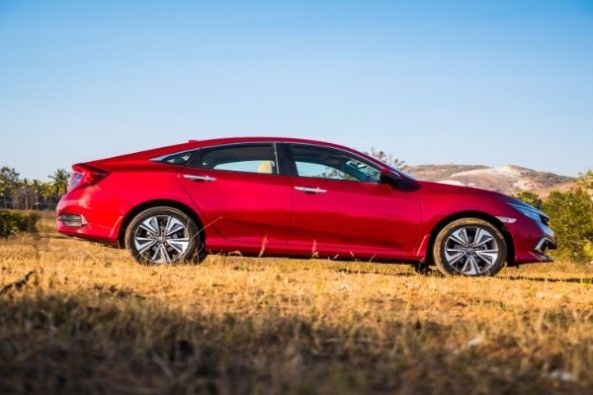 The new Honda Civic looks muscular and eye-catching
