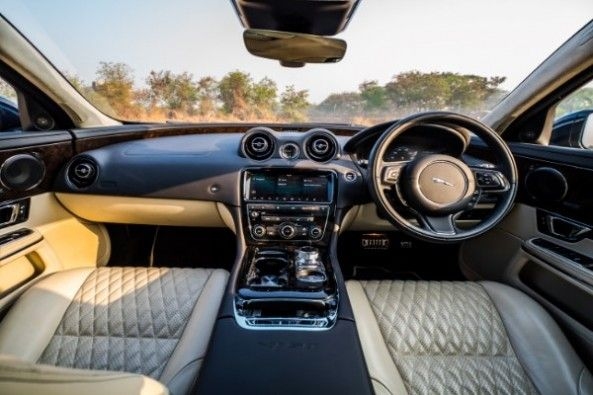 The cabin of the XJ50 is luxurious and spacious