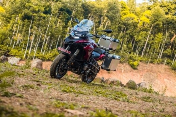 The Benelli TRK is the cheapest adventure-touring motorcycle in its segment