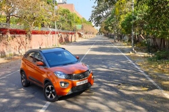 Orange Color Tata Nexon Top Profile