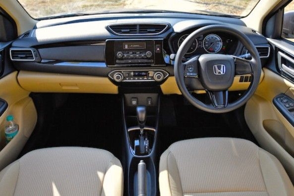 Honda Amaze Dashboard and Steering Wheel