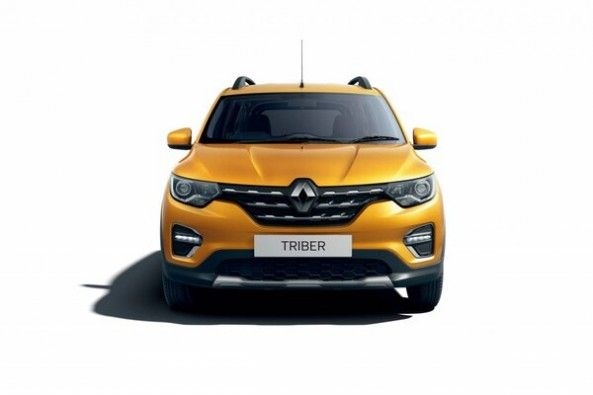 Yellow Color Renault Triber Front Profile