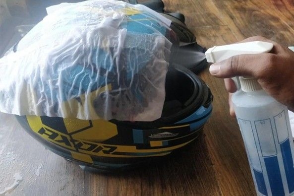 How to keep your helmet clean 
