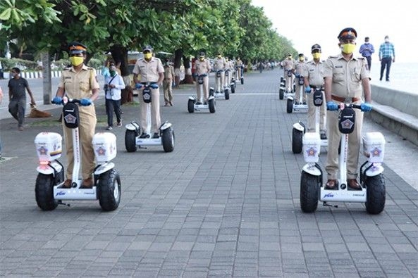 The first 15 scooters were flagged-off