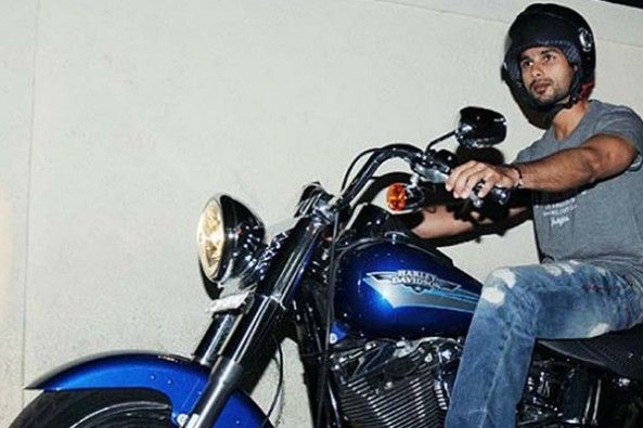  Shahid Kapoor Harley Davidson motorcycles