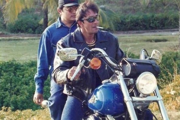 Sanjay Dutt Fatboy Harley Davidson 