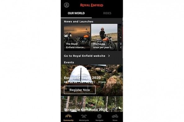 Royal Enfield Launches Mobile App