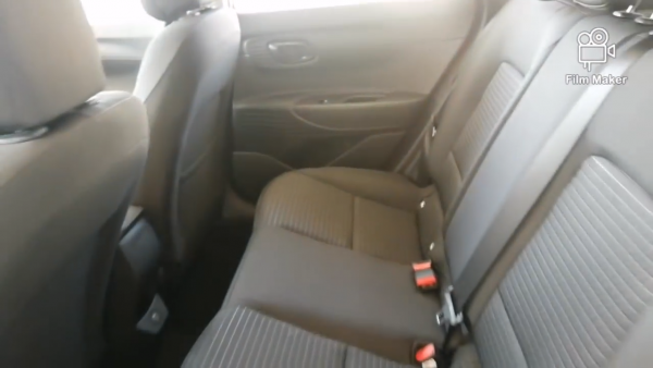 Hyundai i20 interior back seat