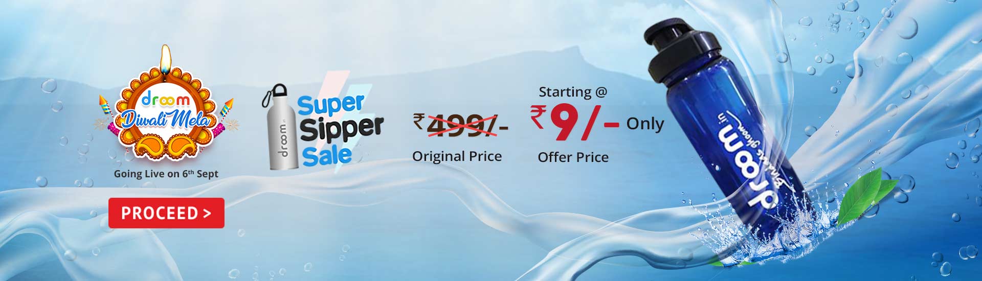Super Sipper Sale | Register Now Option | Droom