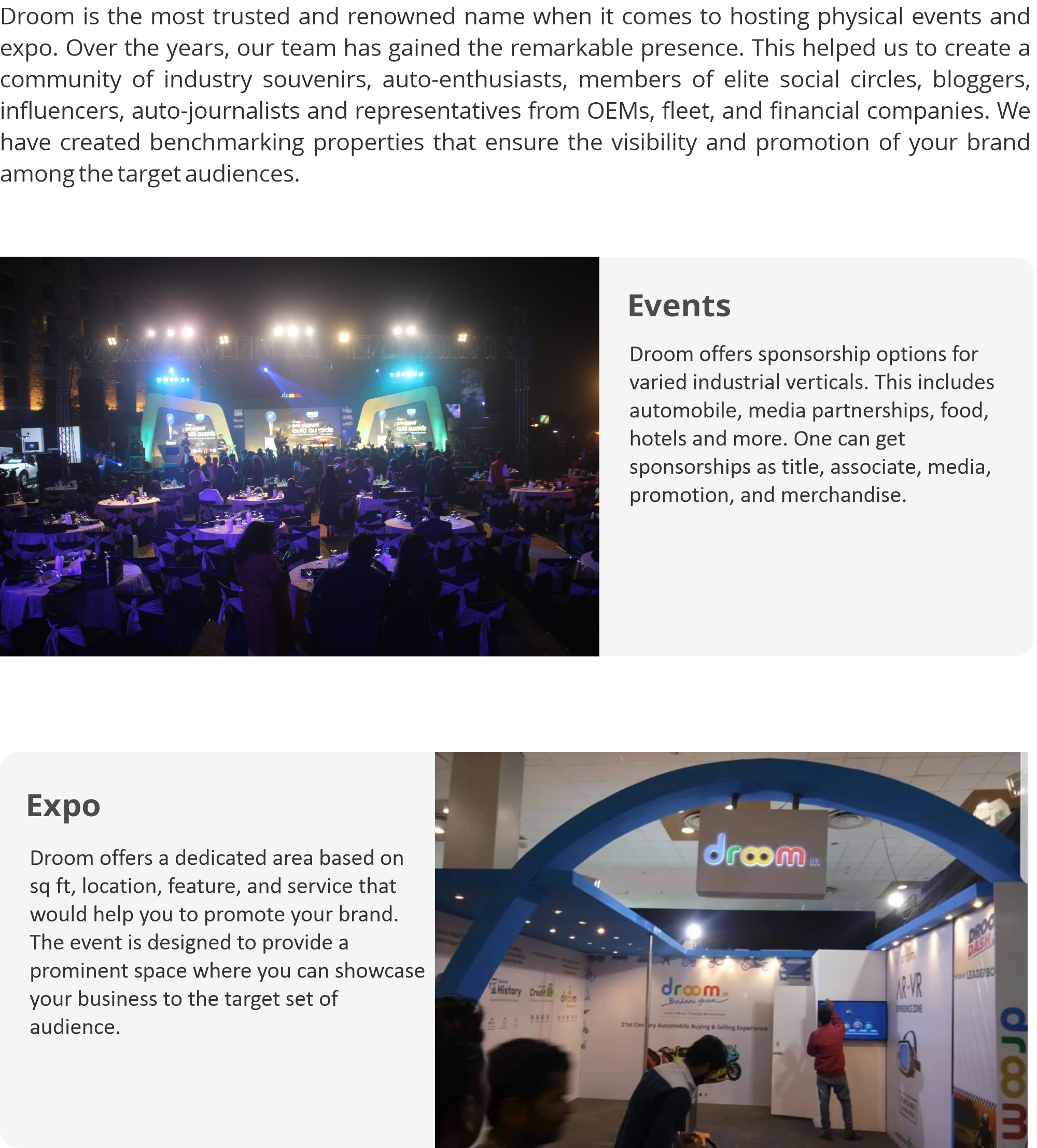 Events and Expo