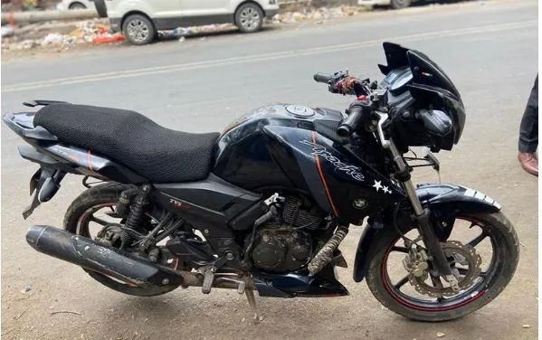 349 Used Black Color Tvs Apache Rtr Motorcycle Bike For Sale Droom